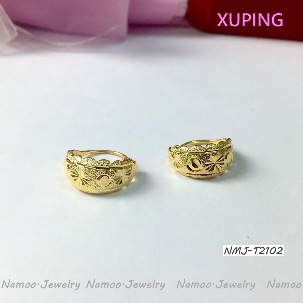 Khuyên Tai nữ Mạ Vàng T2102 Bản tròn, dùng hàng ngày ko cần tháo ra, BH 6 tháng