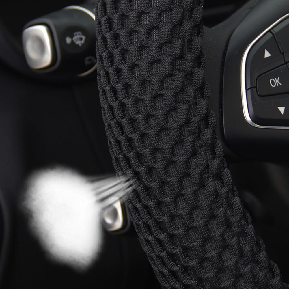 Bộ 3 Vỏ Bọc Tay Lái Xe Hơi 38CM W0N3 Chống Trượt Chống Mài Mòn