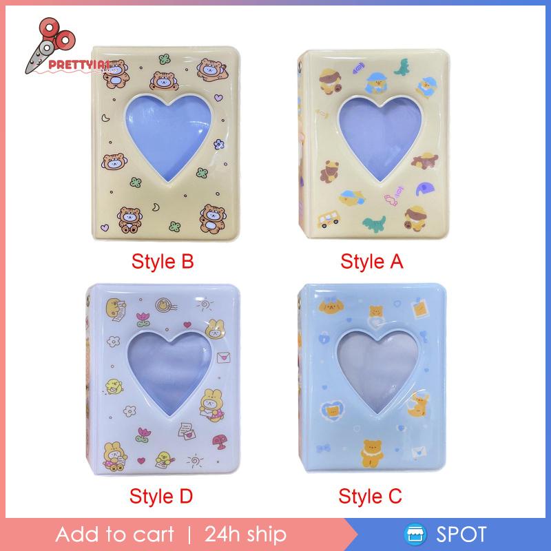 [Prettyia1] Giá Đỡ Album Ảnh 3 inch Hình Trái Tim Tình Yêu