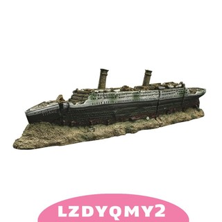 Tàu Titanic Trang Trí Bể Cá