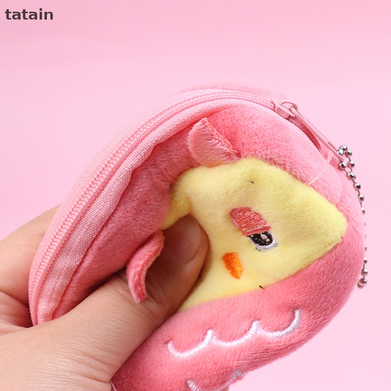 Ví Đựng Tiền Xu Họa Tiết Hoạt Hình Ba Chiều Có Khóa Kéo Tiện Dụng