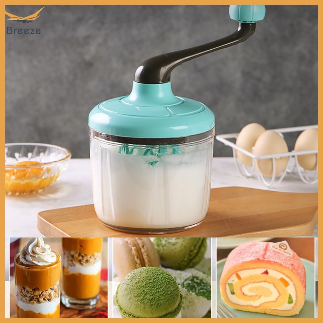 Dụng Cụ Đánh Khuấy Kem Bằng Tay 1500ml Trọng Lượng Nhẹ Tiếng Ồn Thấp Đa Năng Có Thể Thá