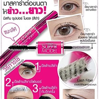 Làm dài gấp 4 lần Mistine Super model Miracle Lash Thái Lan
