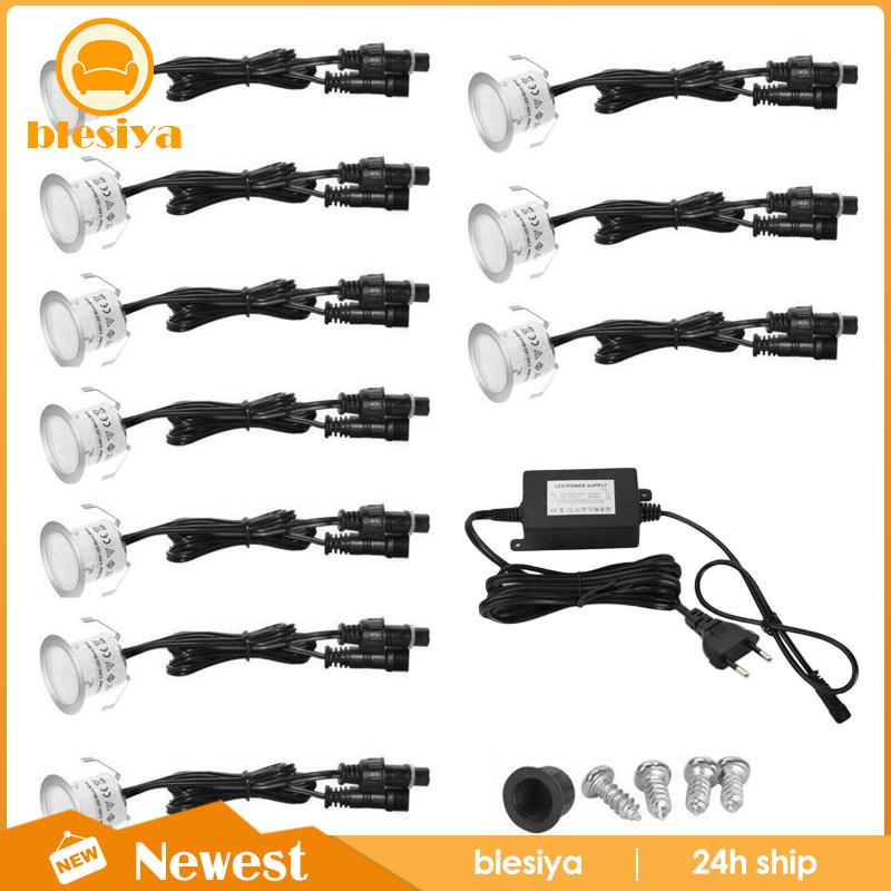 Bộ 10 Đèn LED IP67 Chống Thấm Nước Dùng Trang Trí Sân Vườn