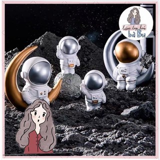[Trạm không gian của bà Bu] Tượng phi hành gia astronaut để bàn lớn nhỏ