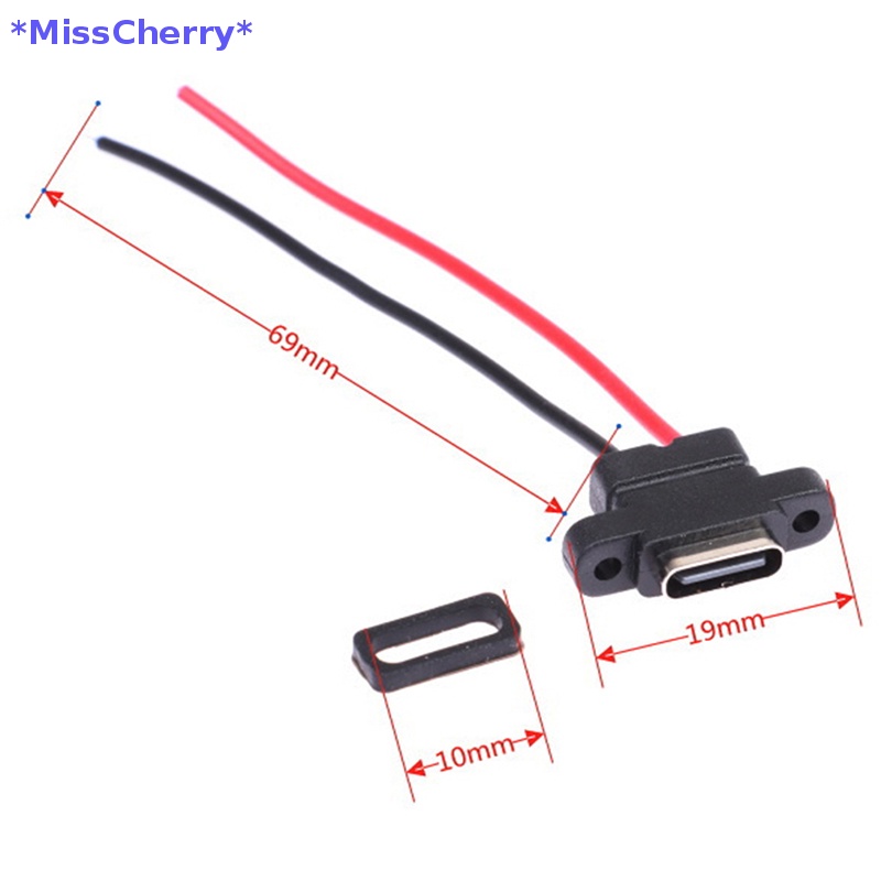 Bộ 2 Đầu Nối USB 3.1 Type-C 2Pin SMD SMT Female Sạc Nhanh Mới