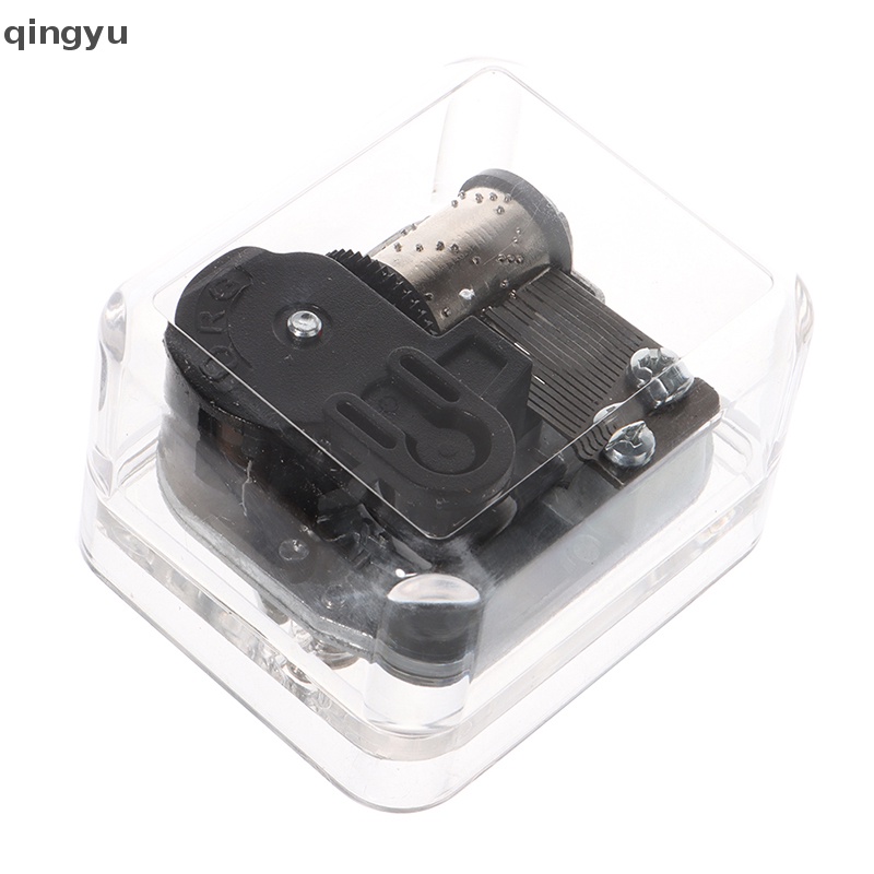 Qingyu Hộp Nhạc Bằng Acrylic Thủ Công Sáng Tạo Có Thể Chuyển Động Bằng Tay