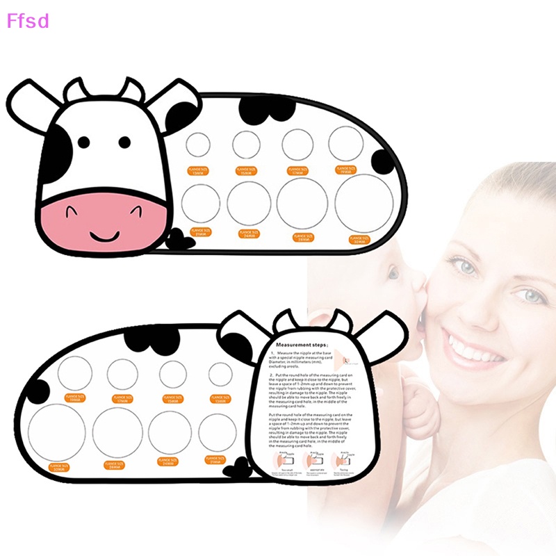 {Ffsd} Dụng Cụ Thước Đo Núm Vú Giả / Núm Vú Hình Tròn * Bán Chạy