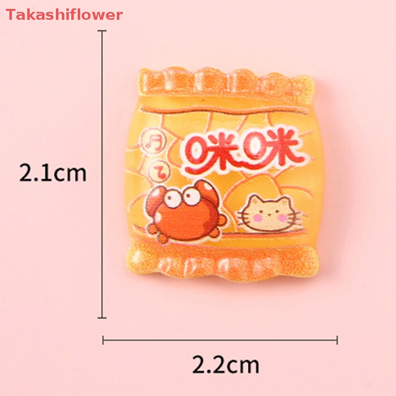 (Takashiflower) Set 5 Kẹo Sô Cô La Resin Nhân Tạo Đáng Yêu