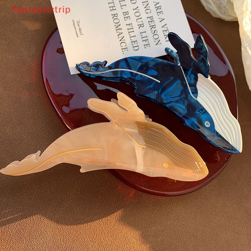 Kẹp Tóc Hình Cá Voi Xanh Thời Trang Cho Nữ