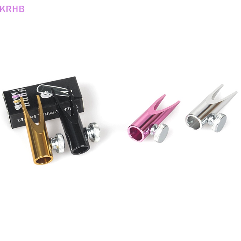 Bút Chì Vẽ Lông Mày Hai Đầu Hình Chữ U Bằng Kim Loại Kèm Đồ Chuốt