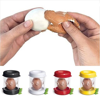 Egg Shell Peeler Egg Slicer Cutter Peeling Tool Boiled Egg Peeler for Kitchen