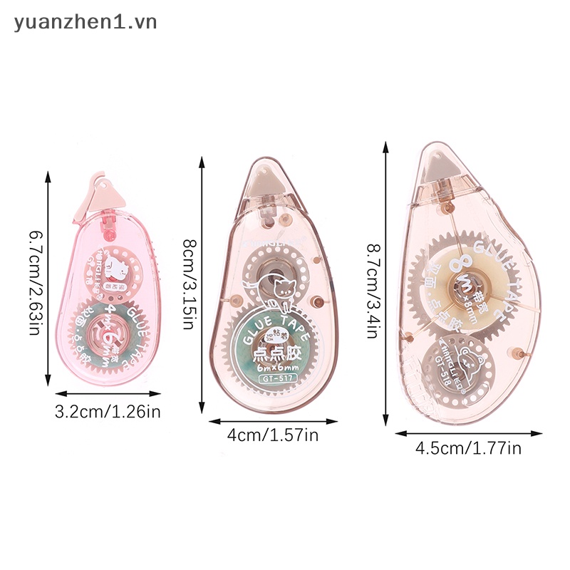 Cuộn Băng Keo Hai Mặt Họa Tiết Chấm Bi