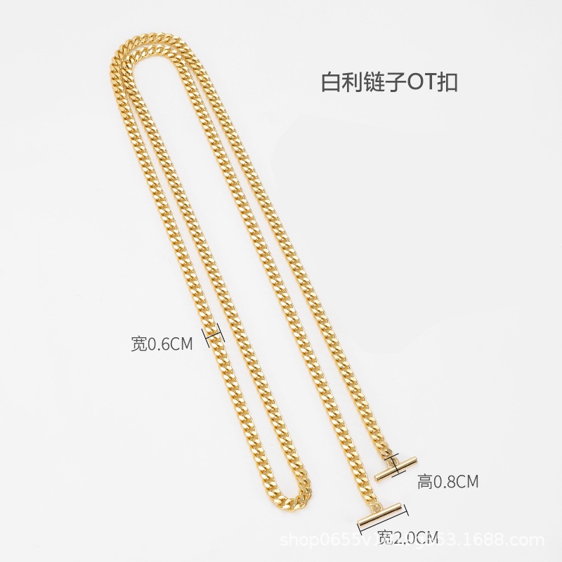 Dây Xích Kim Loại Đeo Túi Xách / Ví Nhỏ diy Phù Hợp Với Nữ