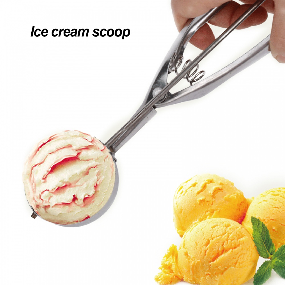 Muỗng Múc Kem Bằng Bạc Dài 20cm Chất Lượng Cao