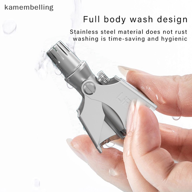 Kamembelling Tông Đơ Tỉa Lông Mũi / Tai / Tóc Dạng Xoắn Ốc Bằng Thép Không