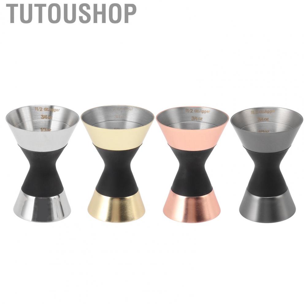 Tutoushop Bar Jigger  Scale Measuring Cocktail Jigger Stainless Steel  for Home