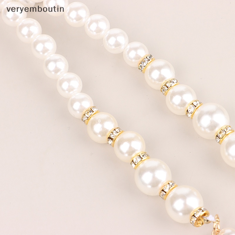 Thắt Lưng Dây Xích Kim Loại Đính Ngọc Trai Thanh Lịch Cho Nữ