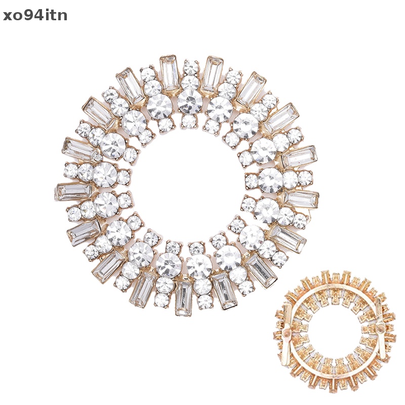 1 Kẹp Cài Áo Hình Giày Cao Gót Đính Đá Lấp Lánh