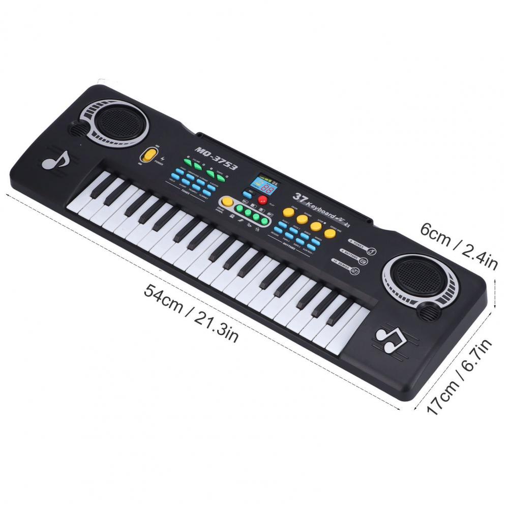 Đàn Piano Điện Tử Trẻ Em Mini 37 Phím Bàn Đa Năng Di Động Cho Bé Học Tập AKOASM