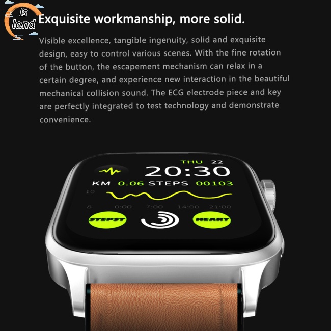 Bộ Đồng Hồ Thông Minh Gt22 Màn Hình Cảm Ứng Hd Bluetooth Ecg + ppg Chống Nước Chuyên Dụng