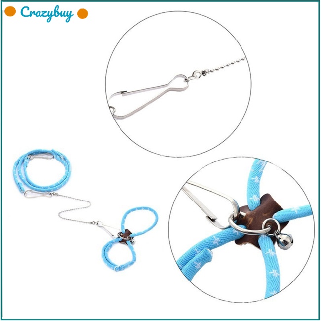 Cr Dây Dắt Thú Cưng Đi Dạo Chống Cắn Có Chuông Tiện Dụng