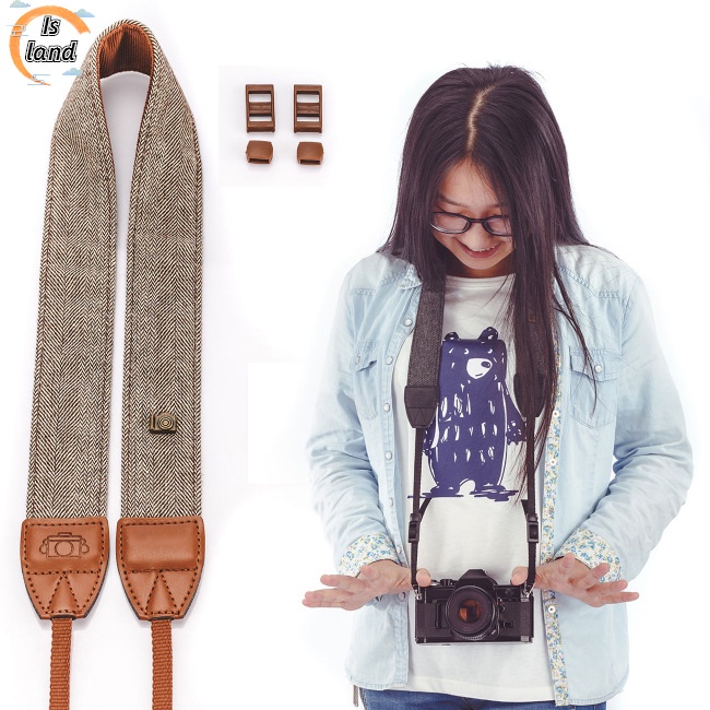 Dây Đeo Máy Ảnh Kỹ Thuật Số Dslr Đeo Vai Có Thể Điều Chỉnh Cho Nikon Canon Sony