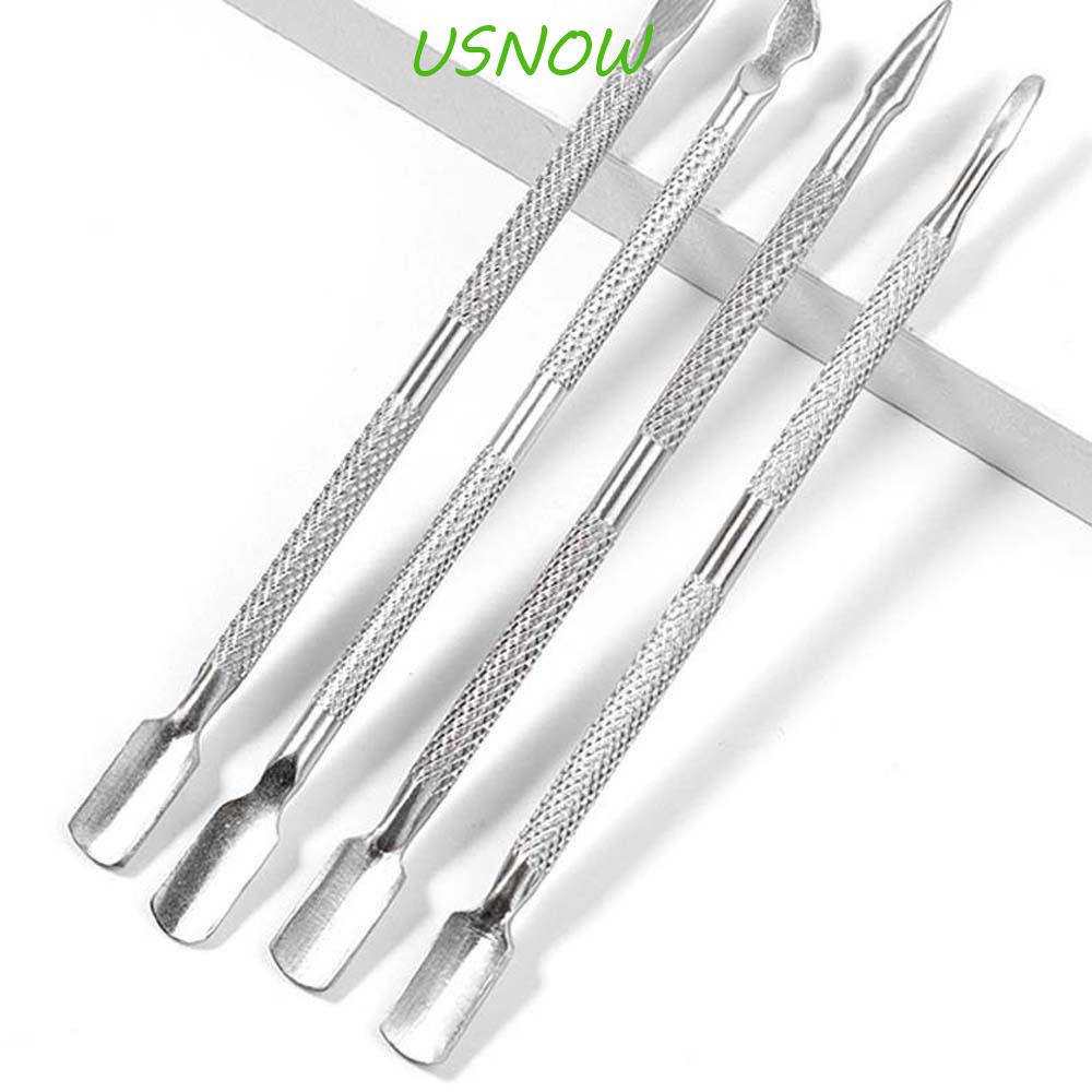 Dụng Cụ Đẩy Biểu Bì Da Chết Làm Sạch Sơn Móng Tay Hai Đầu Bằng Thép Không Gỉ