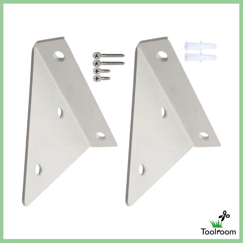 Giá Đỡ Bằng Kim Loại Gắn Góc Tường Tiện Dụng Cho Nhà Để Sách