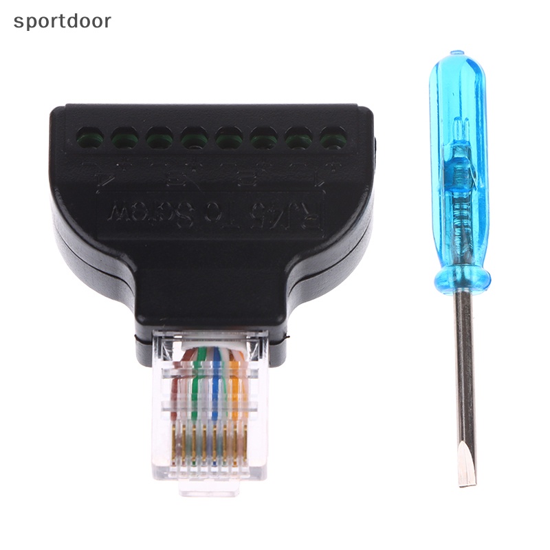 Đầu Nối Dây Cáp Mạng 8 Chấu RJ45 AVF Chuyên Dụng Cho CCTV