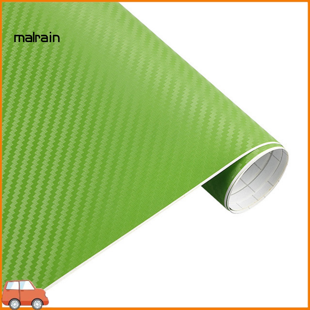 Sticker Sợi Carbon 3D 30x127cm Chống Thấm Nước Trang Trí Xe Hơi