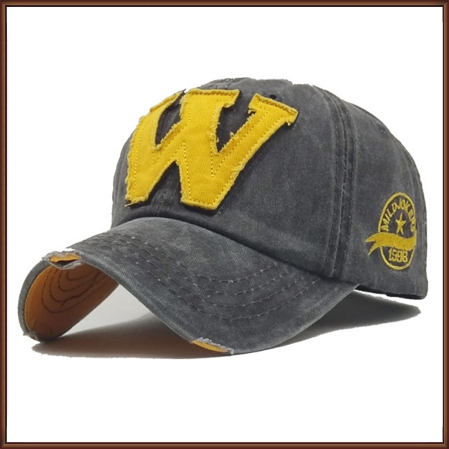 Mũ Lưỡi Trai Cotton Chống Nắng Thêu Chữ Beisbol W Thời Trang Cho Nam Và Nữ