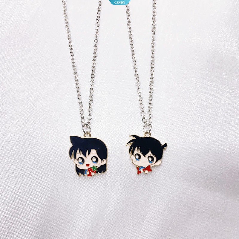 Vòng cổ Mặt Nhân Vật Thám Tử Conan Thời Trang Hip Hop Cho Cặp Đôi