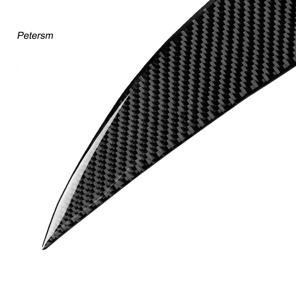 1 Cặp Đề Can Dán Đèn Sương Mù Bằng Sợi Carbon Chống Nước Thông Dụng Cho Honda Fit / Jazz 2014-2018