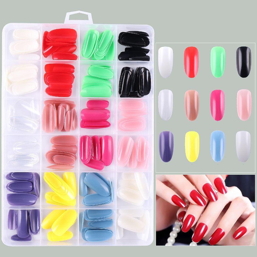 Móng Tay Giả Dáng Dài Che Phủ Toàn Diện Tháo Rời Được Phong Cách Sáng Tạo