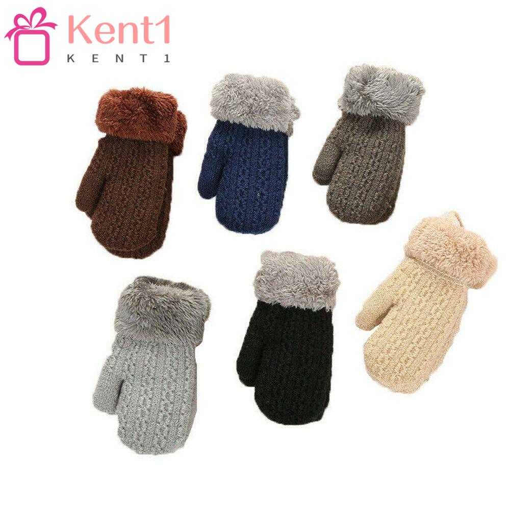 Găng Tay Giả Lông Mềm Mại Giữ Ấm Cho Bé 1-4 Tuổi Hiệu Kat1
