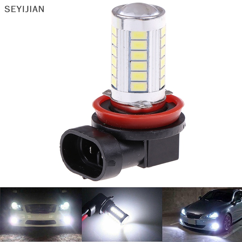 1 Đèn Pha Siêu Sáng H8 / H11 33-LED Chất Lượng Cao Dành Cho Ô Tô