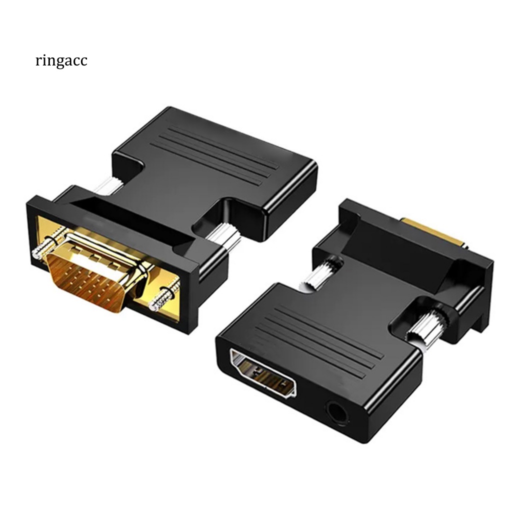 Bộ Chuyển Đổi VGA Không Cần Trình Điều Khiển Đầu Ra Âm Thanh Độ Phân Giải Cao Tương Thích Cao Cho TV / Máy Tính / Máy Tính / Văn Phòng