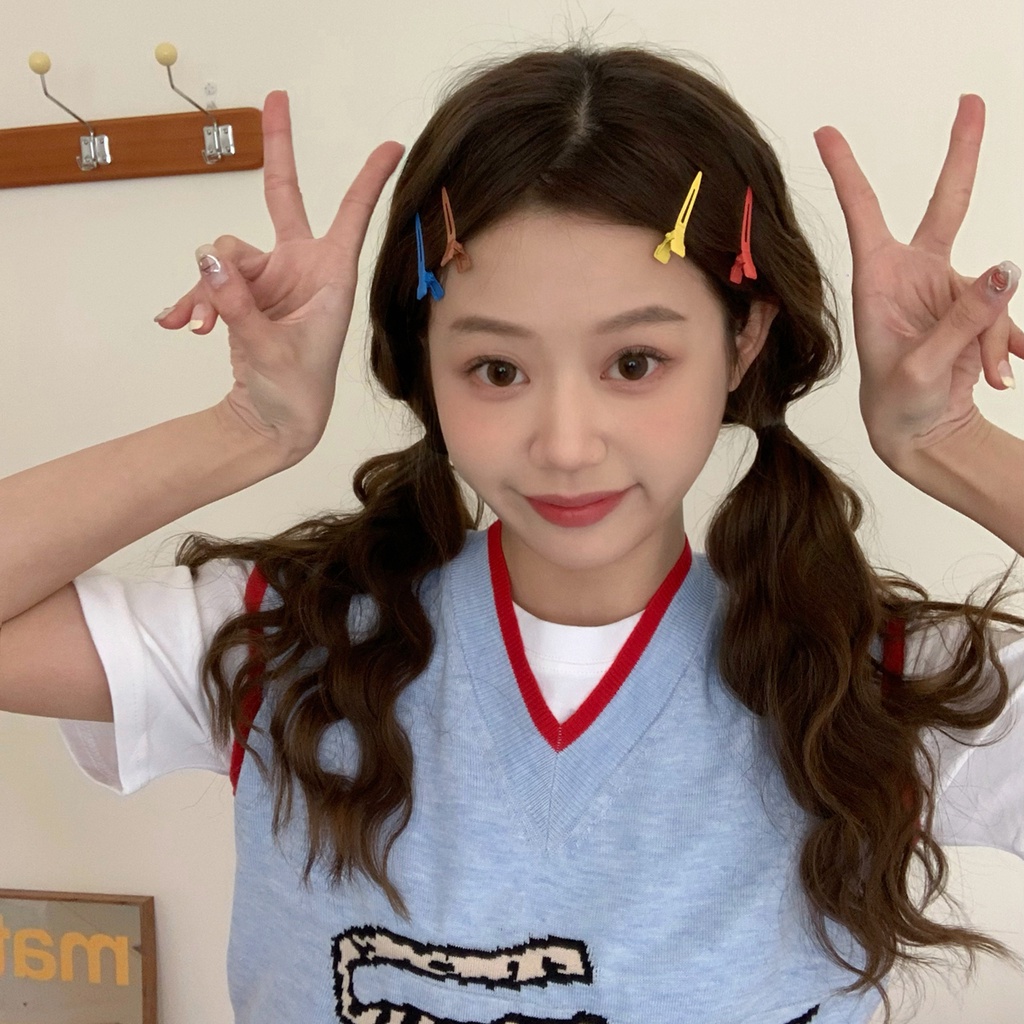 Hộp 20 Kẹp Tóc Màu Kẹo Phong Cách Ins Mới Cho Nữ