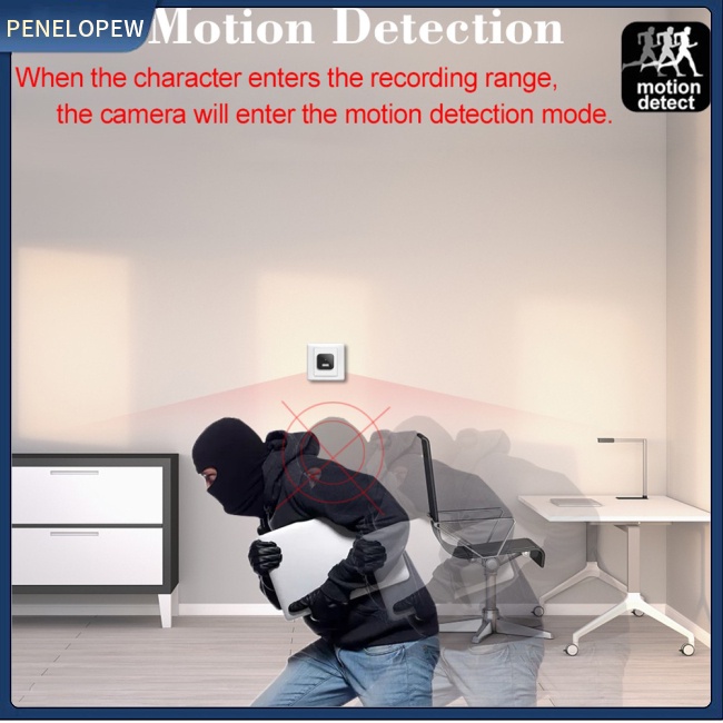 Cục Sạc pw HD 1080p Cổng Usb Mini Cho Máy Quay An Ninh Gia Đình