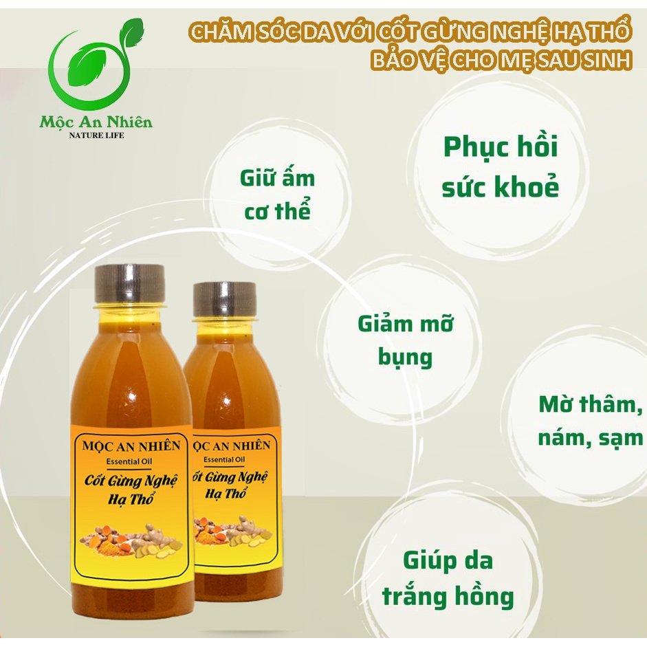 Cốt gừng, nghệ, hạt gấc hạ thổ Body & Face - Chăm sóc mẹ bầu sau sinh