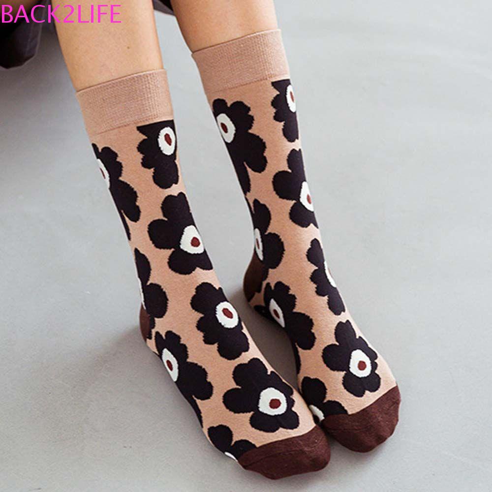 Vớ Thể Thao Thoáng Khí Thoải Mái Phong Cách Đường Phố Hàn Quốc Cho Nữ BACK2LIFE