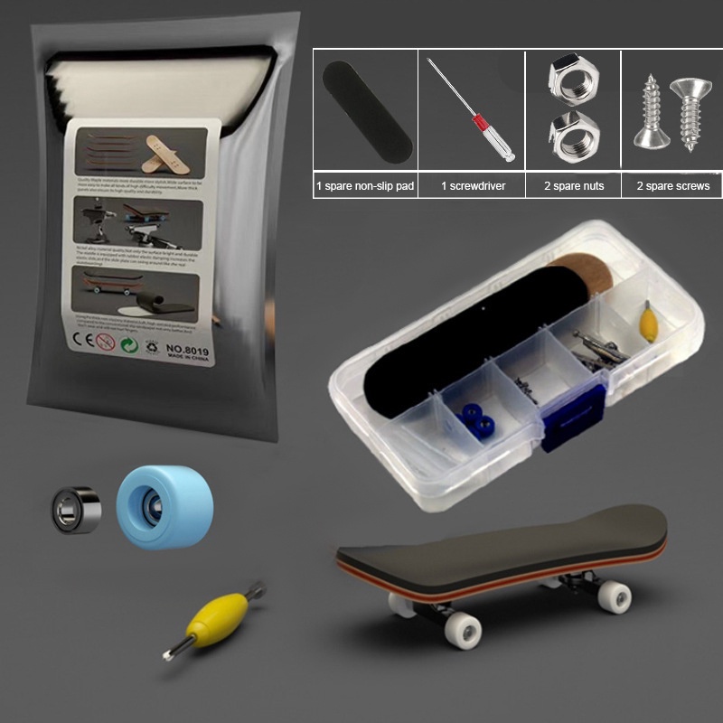 Ván Trượt Ngón Tay Bằng Hợp Kim Nhôm DIY Cho Trẻ Em Màu Tím peda LKZBR Jk