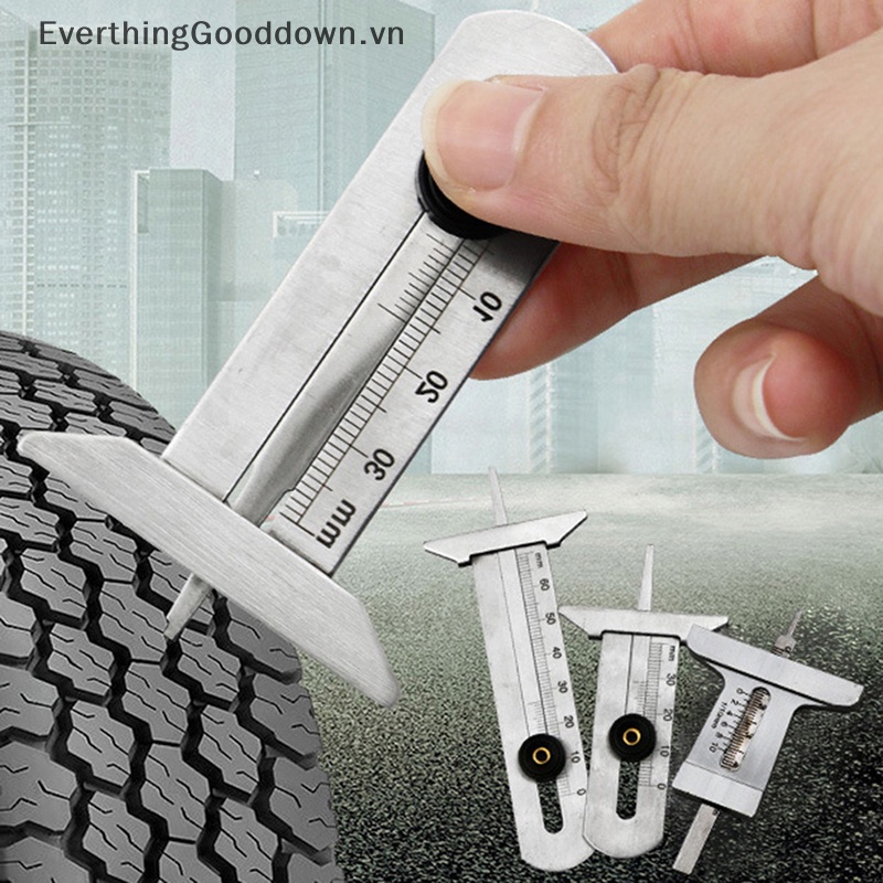 Thước Đo Độ Sâu Lốp Xe Hơi Bằng Thép Không Gỉ