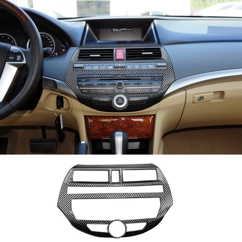 Khung Trang Trí Máy Điều Hòa Xe Hơi Honda Accord 2008-2012 Bằng Sợi carbon