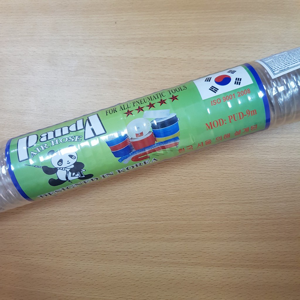 Dây hơi Panda PUD dùng cho máy nén khí, có sẵn 2 đầu nối nhanh , ống dẫn hơi