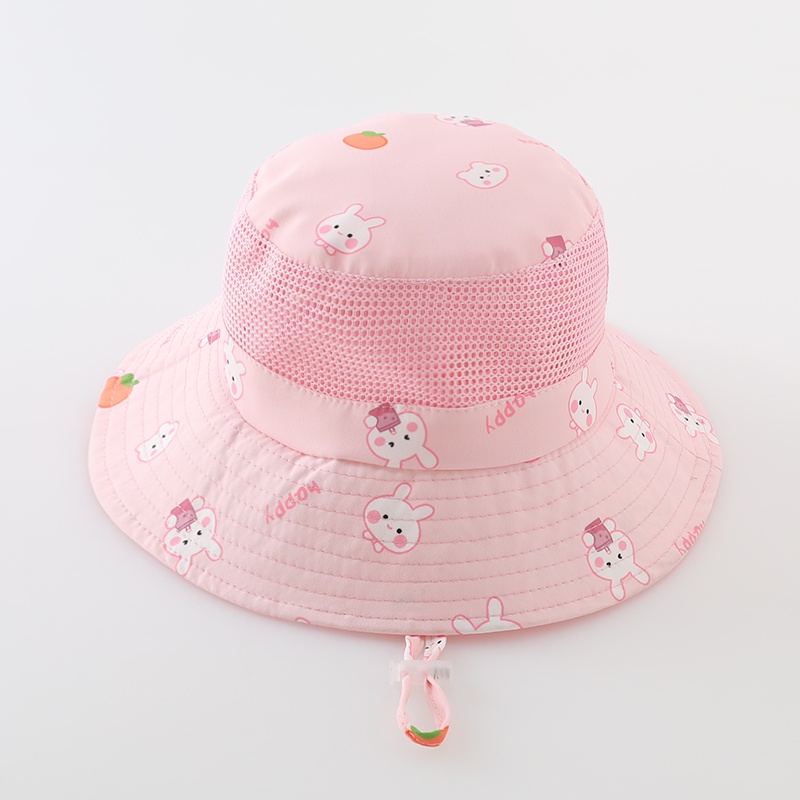 Mũ Chống Nắng Phối Lưới Thoáng Khí Thời Trang Mùa Hè Dành Cho Bé