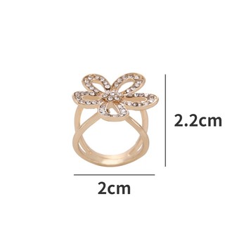 Trâm Cài Khăn Choàng Lụa Hình Hoa Đính Đá Thời Trang