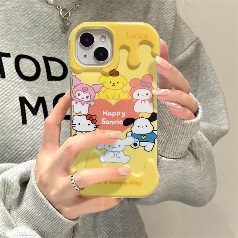 ✅Ốp Điện Thoại Hình Que Kem Cho Iphone113 Sanrio 14plus12 xr 8 promax 6KFL