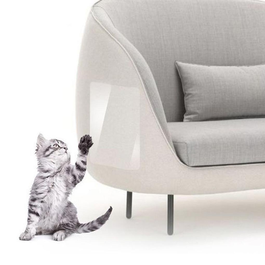 1 Bộ Miếng Dán PVC Trong Suốt Bảo Vệ Đồ Nội Thất Cho Mèo Cào